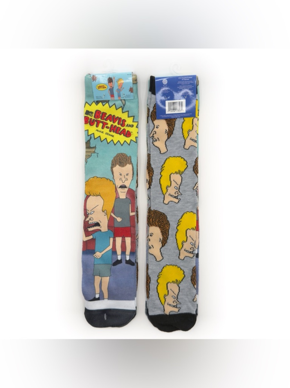 Beavis and Butt-Head Butthead Crew Socks Mens Womens MTV 90s Retro Gift